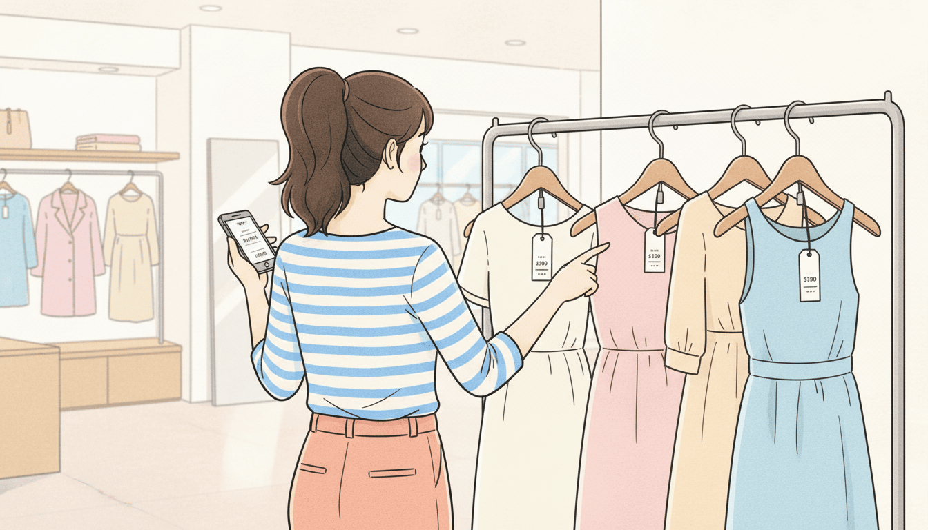 Lina et Léa font du shopping